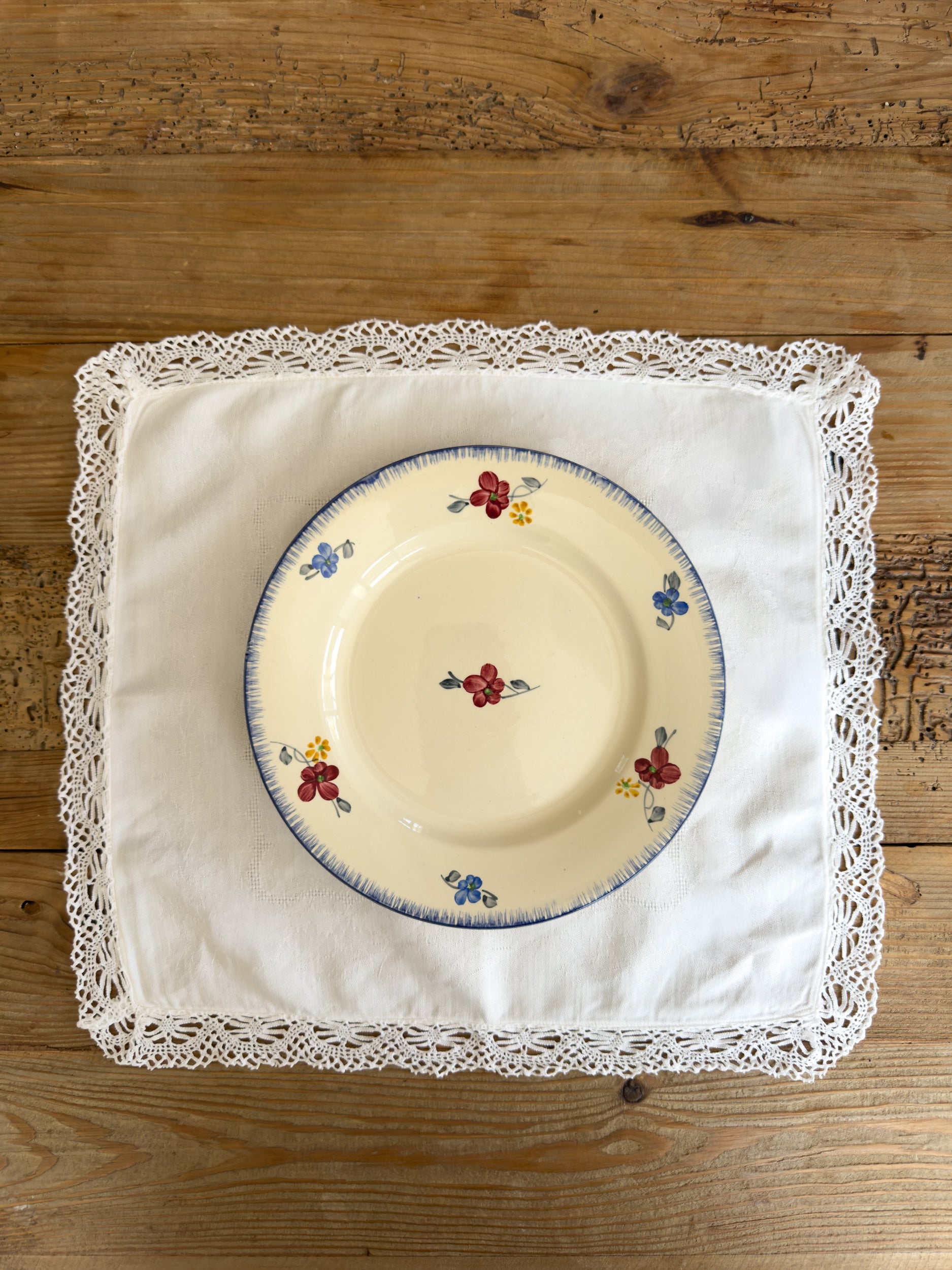 Pair of Mary-Lou Earthenware Plates