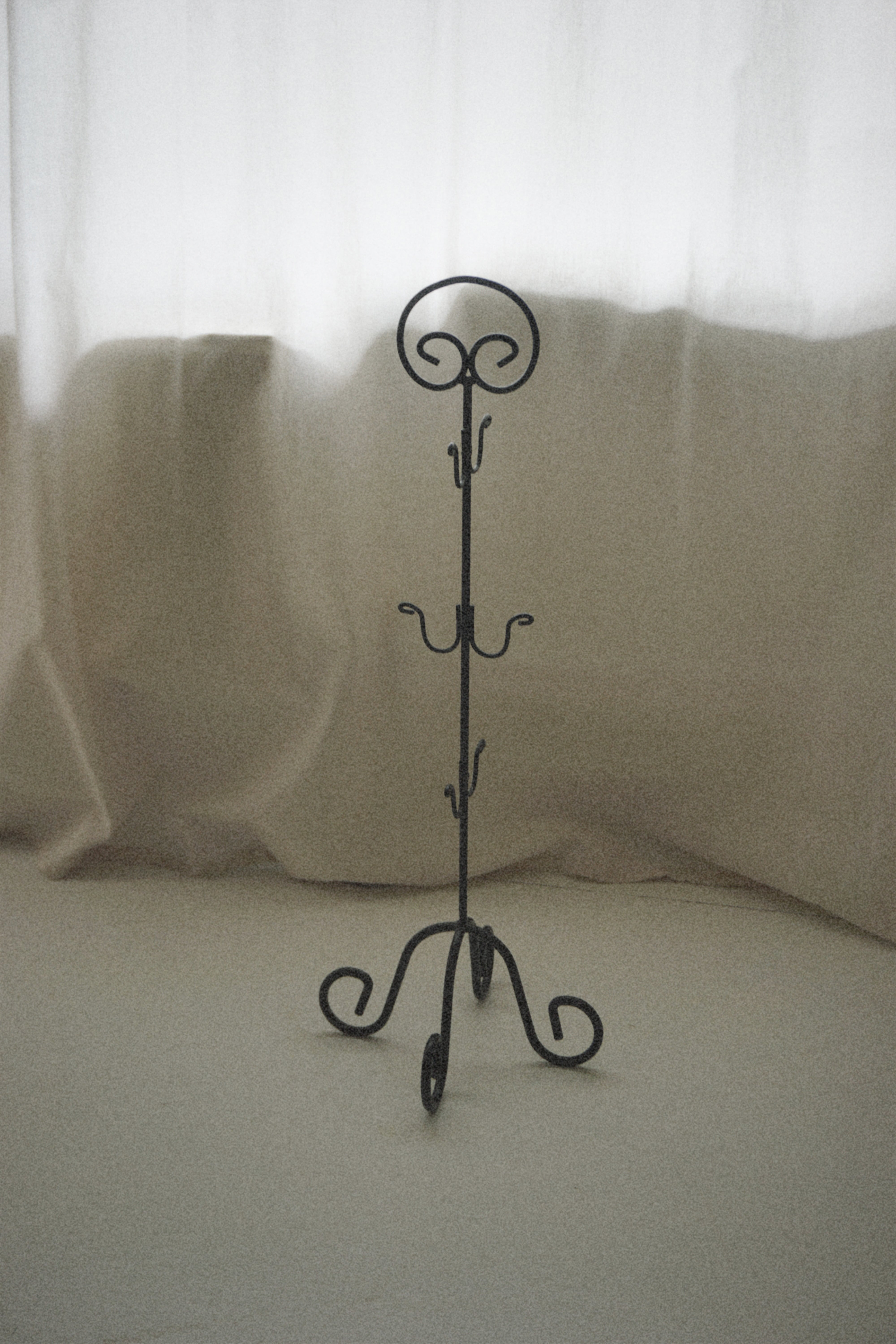 Vintage Wrought Iron Mug Stand
