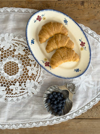 Antique Oval Lace Doily