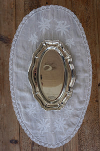 Stainless Steel Scalloped Serving Platters