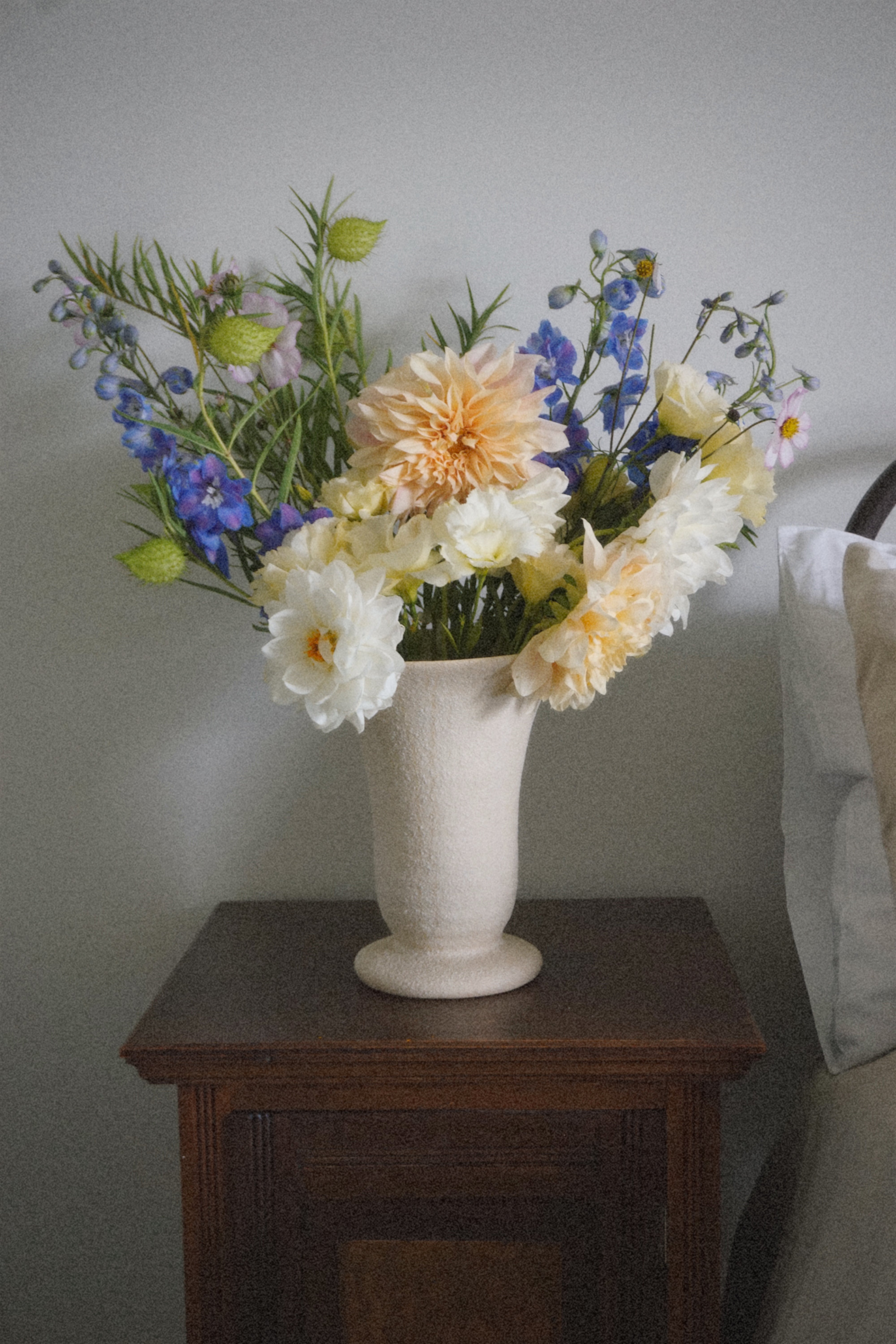 Textured Ivory Vase