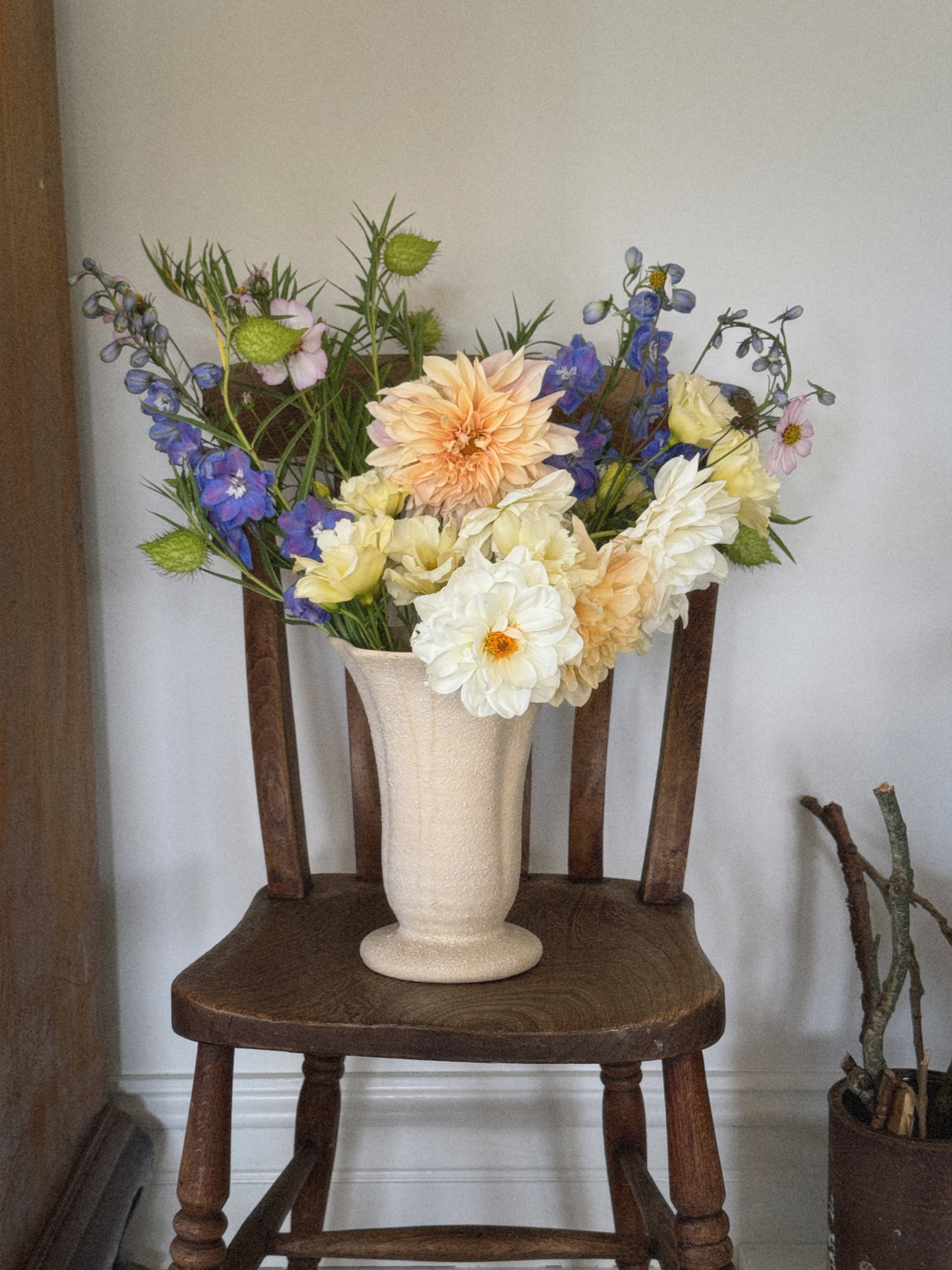 Textured Ivory Vase