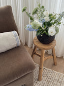 Large Timber Stool