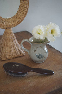 Beige & Blue Ceramic Pitcher