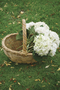 Vintage Wicker Harvest Basket