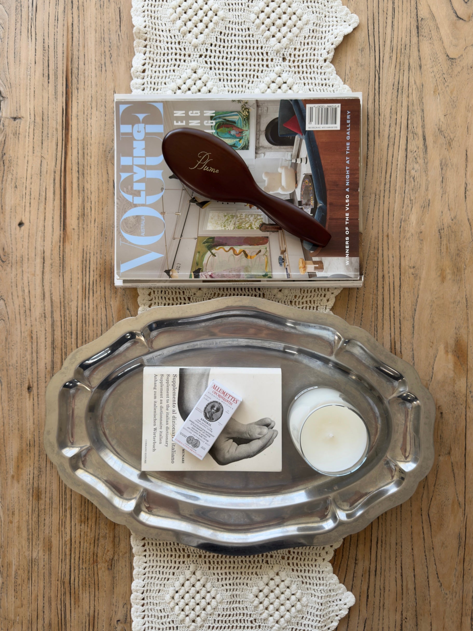 Stainless Steel Scalloped Serving Platters