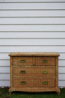 Vintage Wicker Dresser