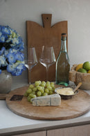 Rectangle Timber Board with Scalloped Crest