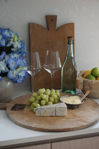 Rectangle Timber Board with Scalloped Crest