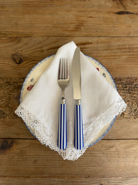 Set of Crocheted Lace Edge Table Linens