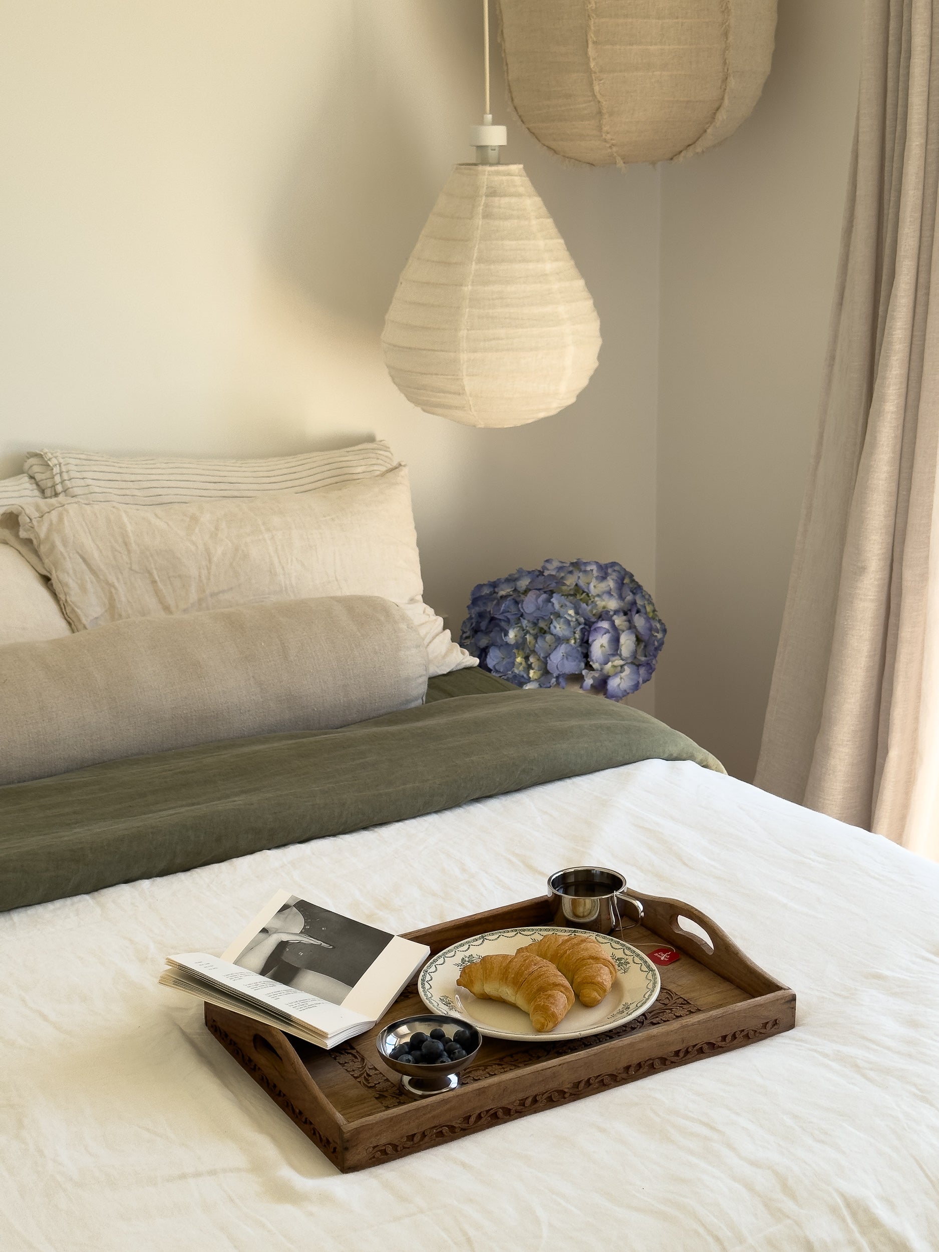 Pair of Faiencerie de Castres Green Plates