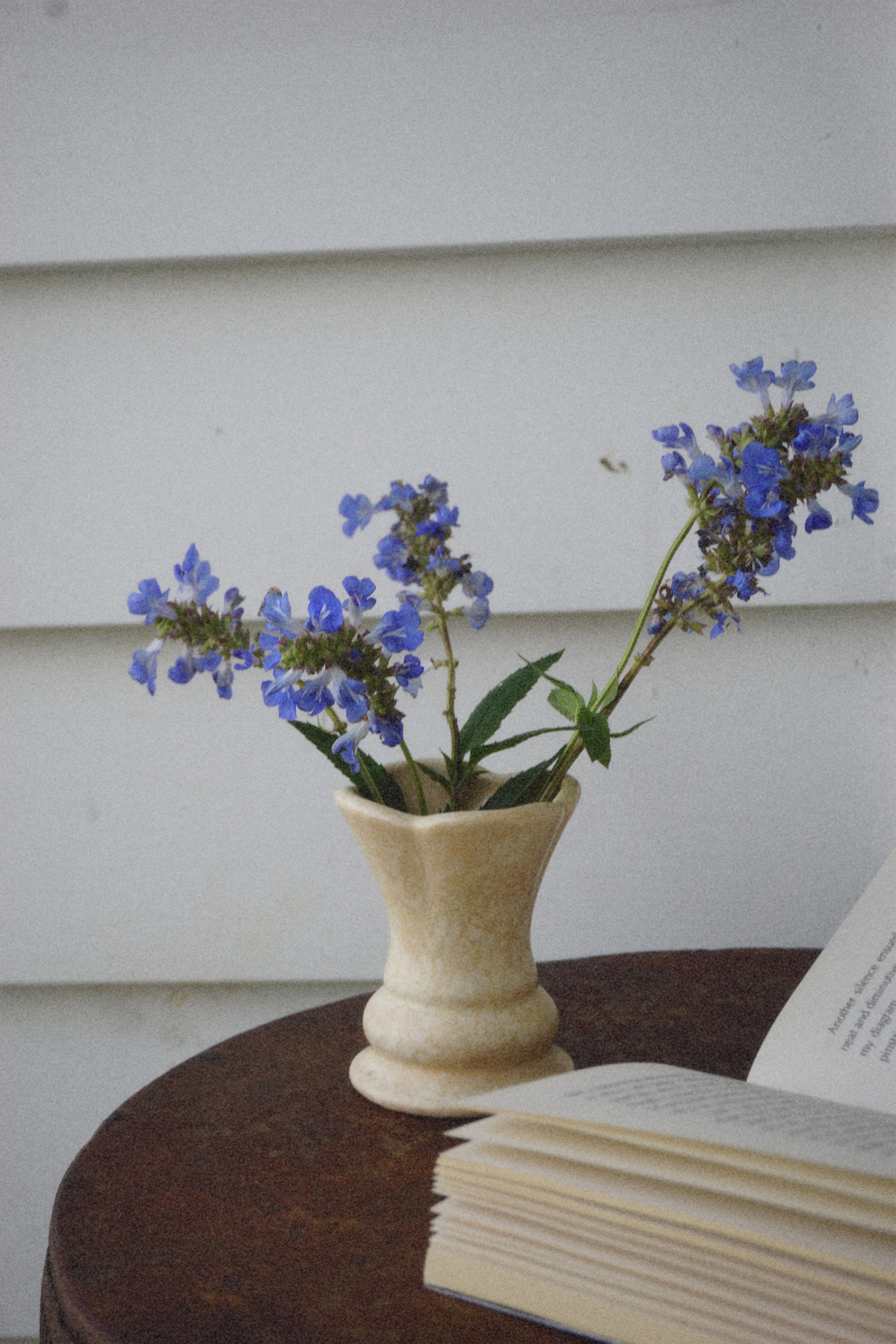 Beige Stone "Posy" Vase