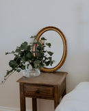 Brass Gilt Oval Mirror
