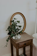 Brass Gilt Oval Mirror