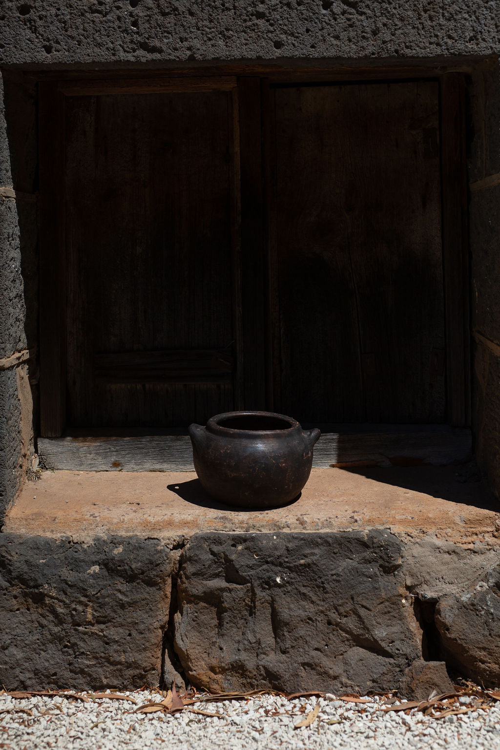 Blackened Earthenware Vessel