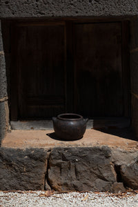 Blackened Earthenware Vessel