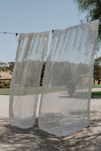 Pair of Cotton Voile Curtains