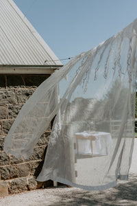 Pair of Cotton Voile Curtains
