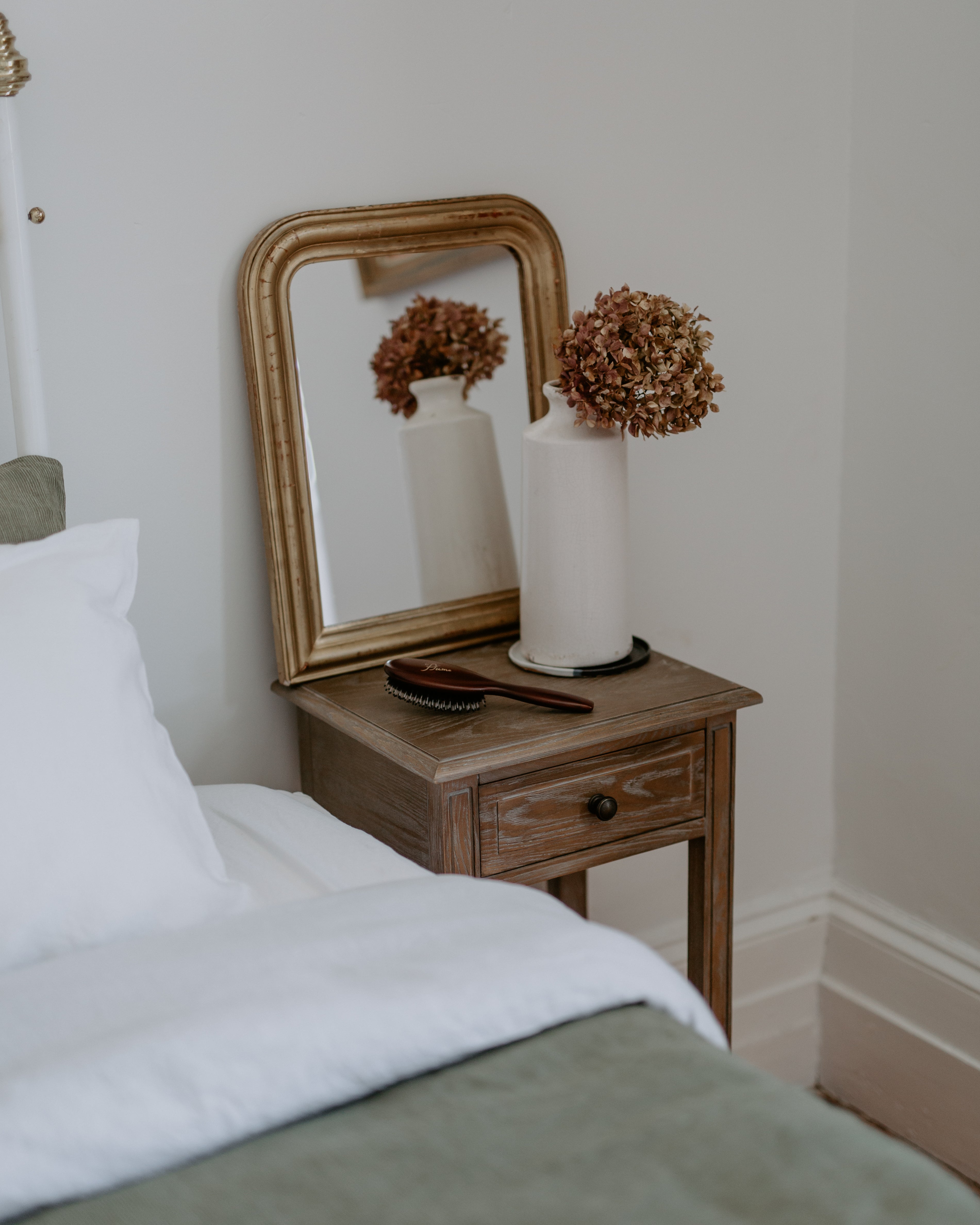 Brass Gilt Rounded Rectangular Mirror