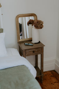 Brass Gilt Rounded Rectangular Mirror