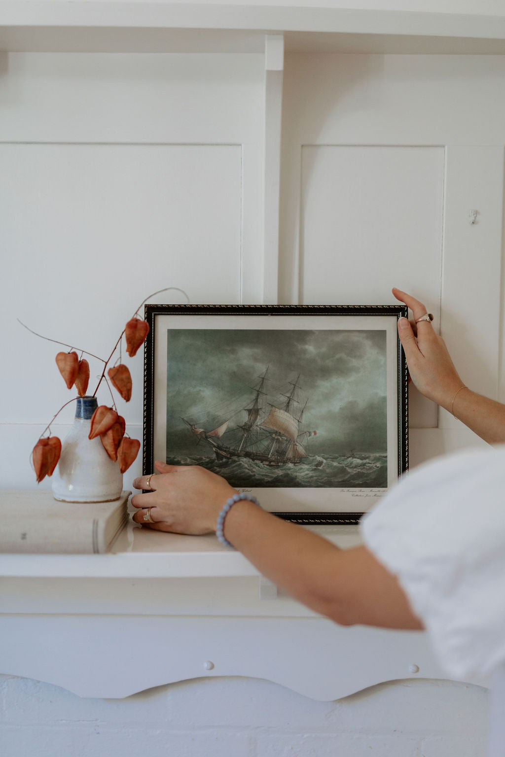 Framed French Maritime Art