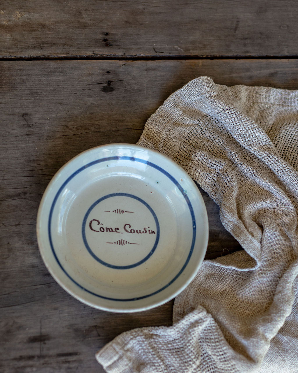 'Come Cousin' Plate