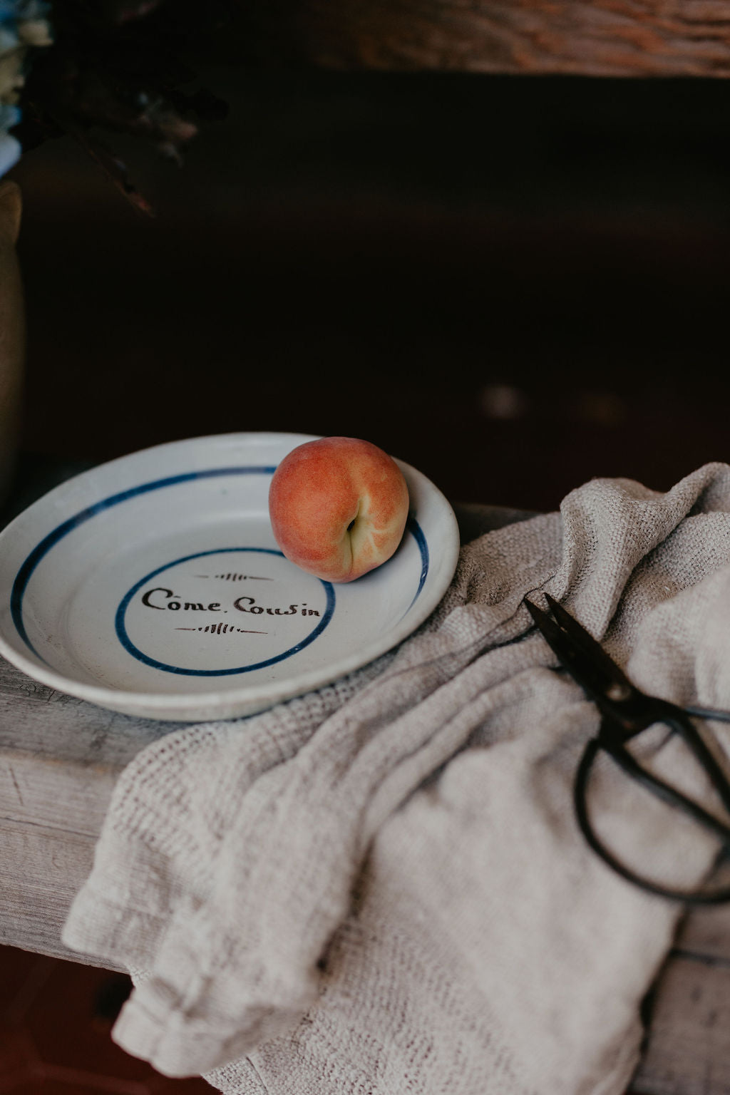'Come Cousin' Plate