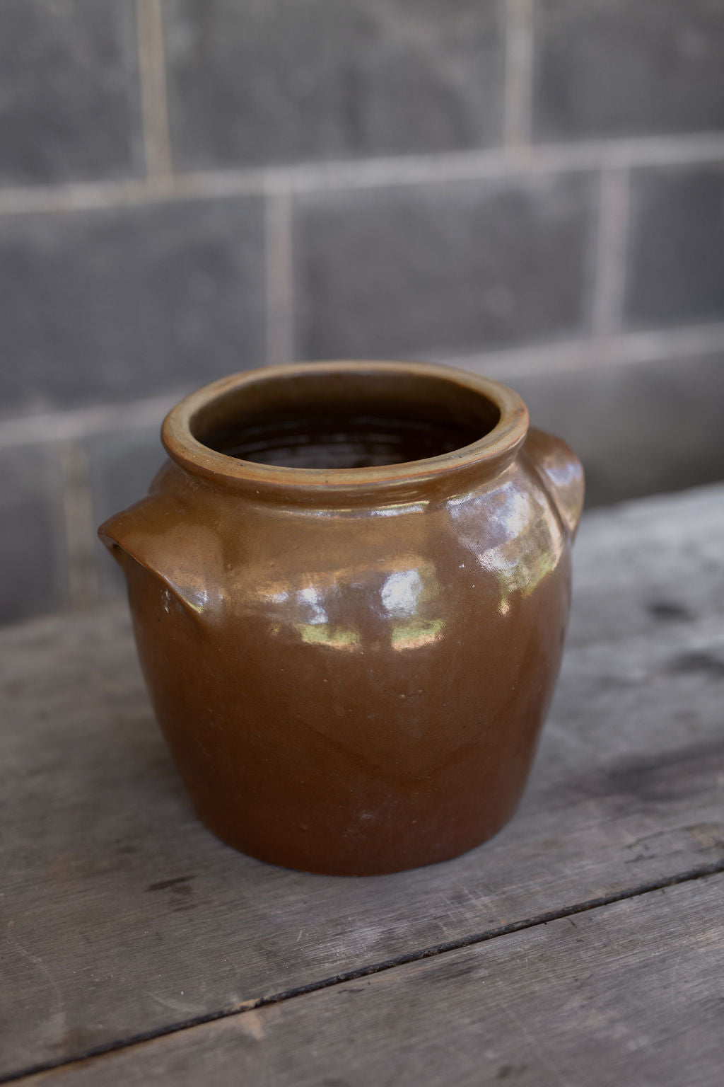 Antique Chocolate Confit Pot