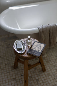 Large Timber Stool