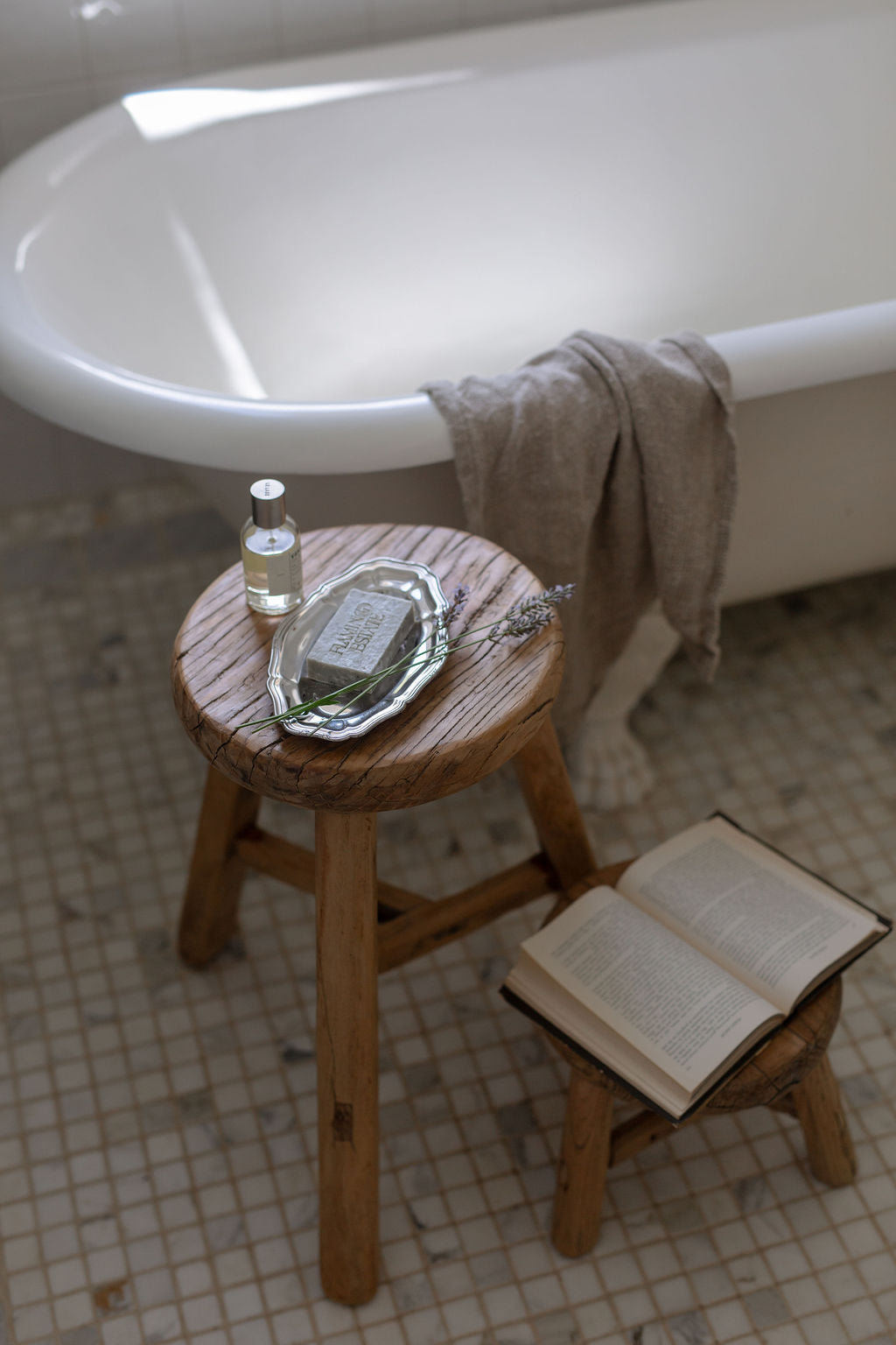 Small Timber Stool