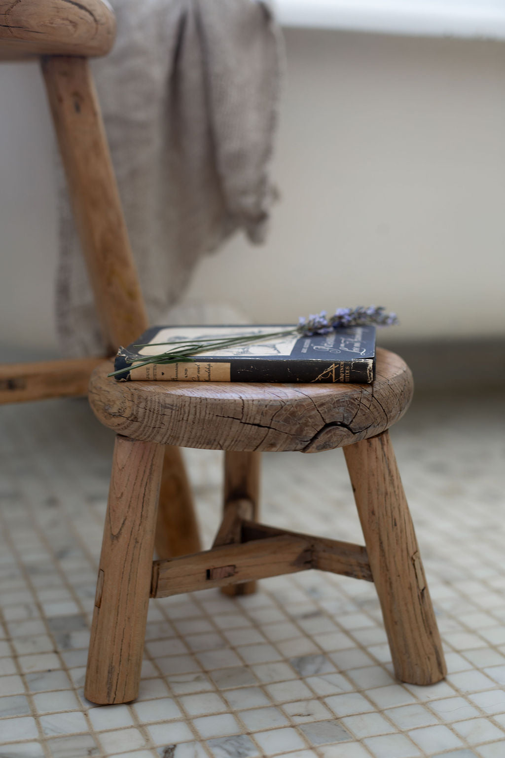 Small Timber Stool